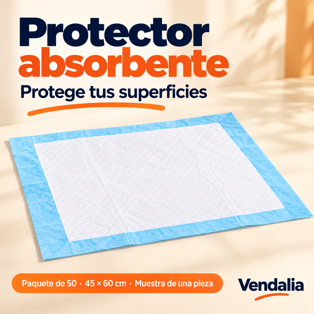 Protector absorbente · presentación Vendalia · SKU 54055