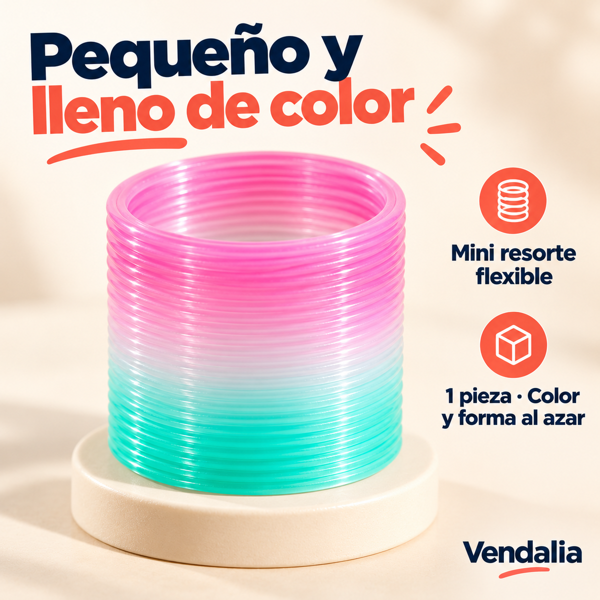 Pequeño y lleno de color · presentación Vendalia · SKU 54072