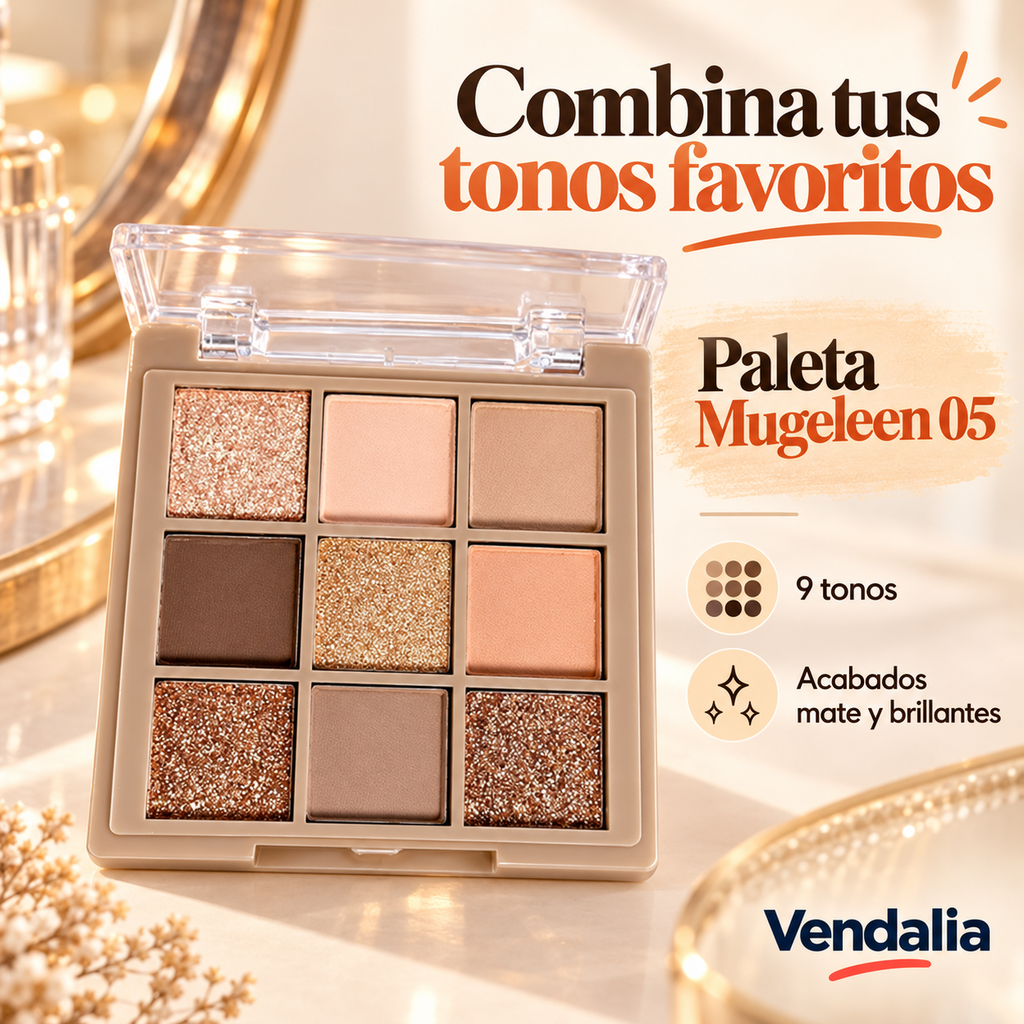 Combina tus tonos favoritos · presentación Vendalia · SKU 54097
