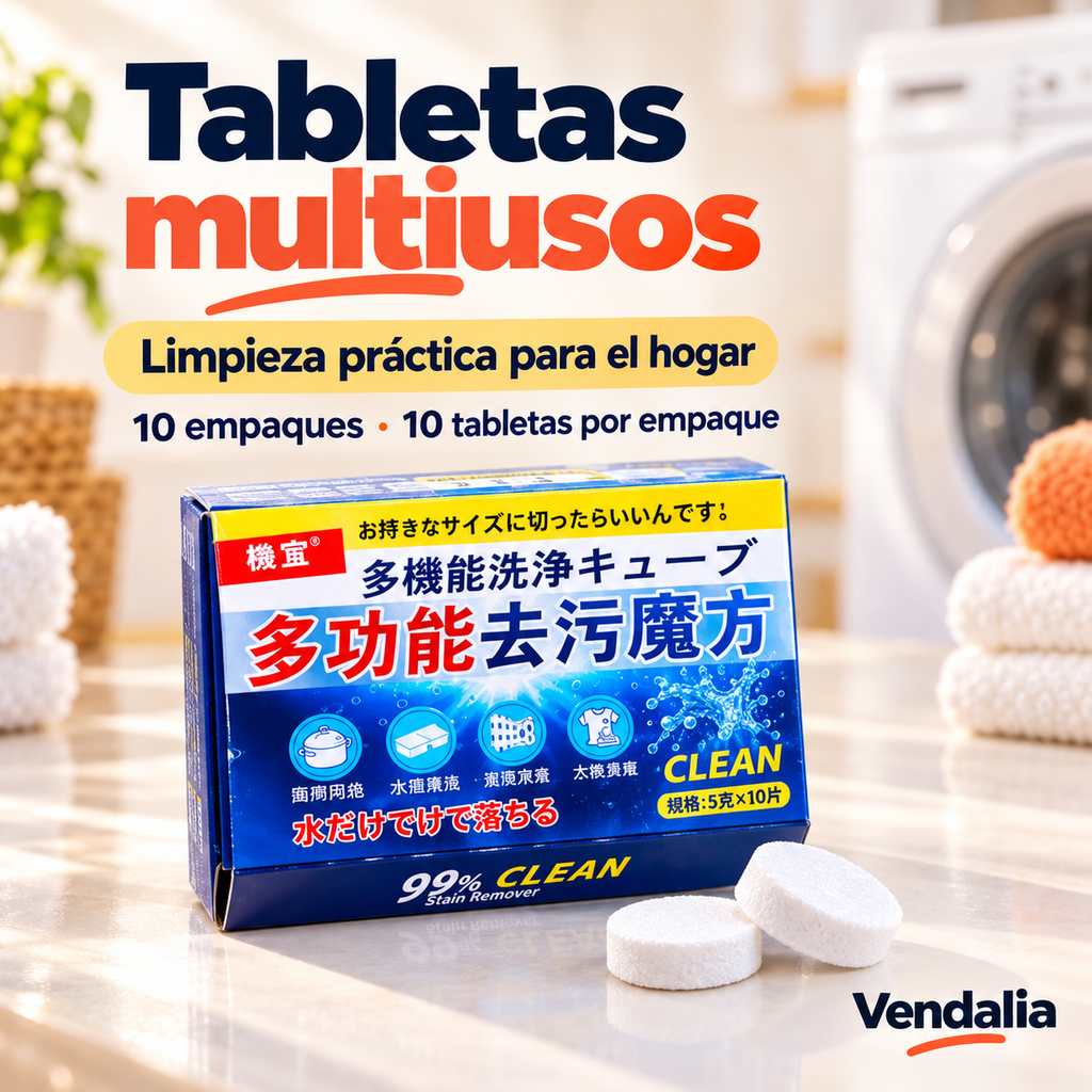 Tabletas multiusos · presentación Vendalia · SKU 54157