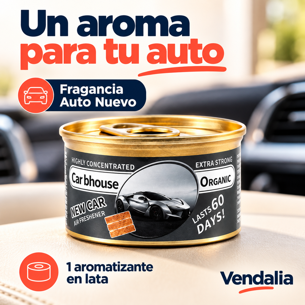 Un aroma para tu auto · presentación Vendalia · SKU 54180