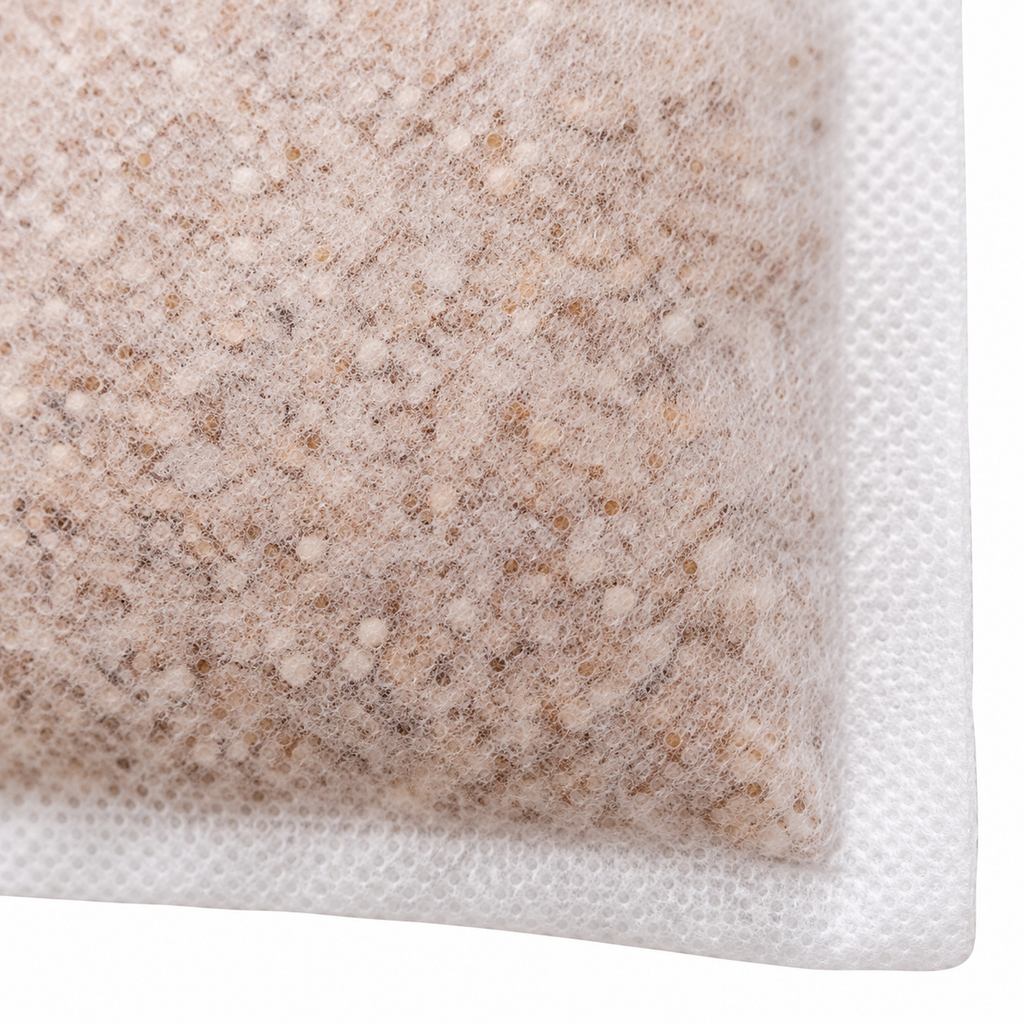 Bolsa aromática de limón con gancho amarillo — detalle
