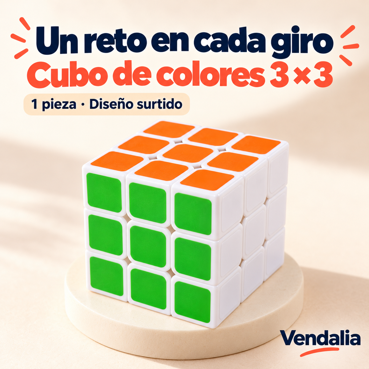 Un reto en cada giro · presentación Vendalia · SKU 54254