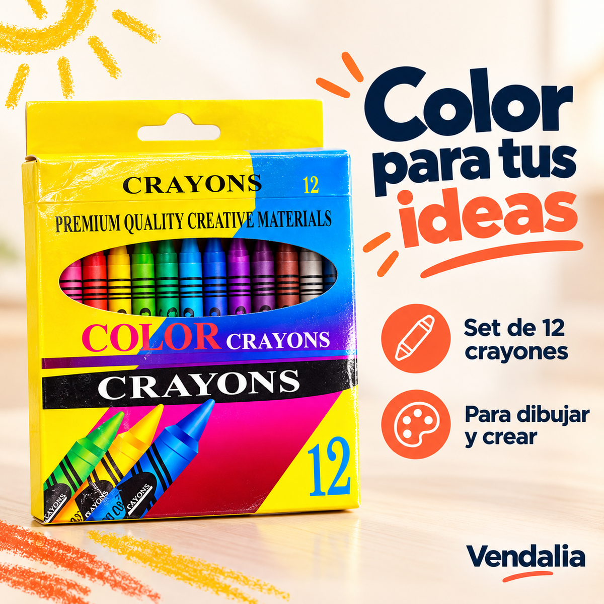 Color para tus ideas · presentación Vendalia · SKU 54257