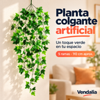 Planta colgante artificial · presentación Vendalia · SKU 54292
