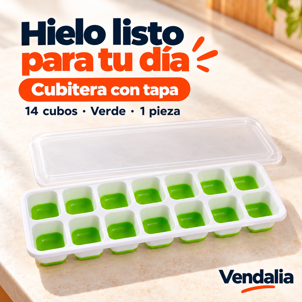 Hielo listo para tu día · presentación Vendalia · SKU 54301