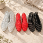 Sandalia Jelly Shoes Camila para Mujer Caja 18 Pares · Caja de 18 pares en ambiente de hogar — Vendalia