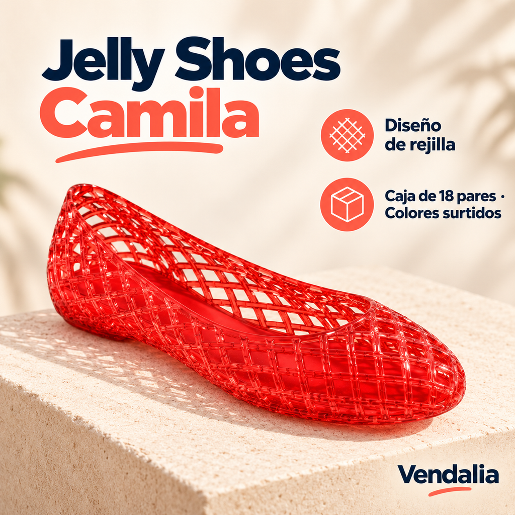 Jelly Shoes Camila · presentación Vendalia · SKU 54364