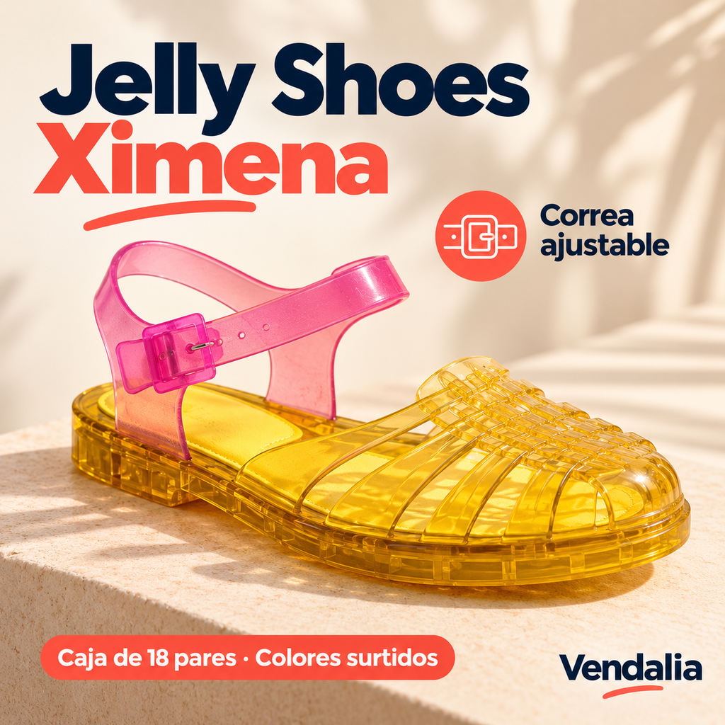 Jelly Shoes Ximena · presentación Vendalia · SKU 54368