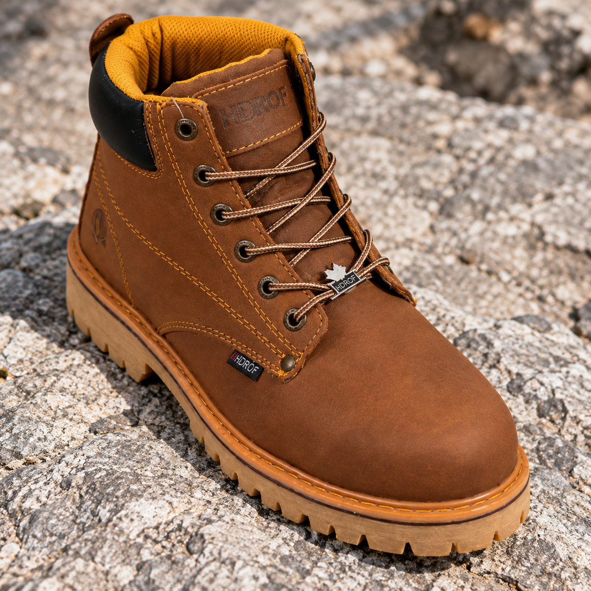 Bota de trabajo tabaco · vista de detalle · SKU 54396