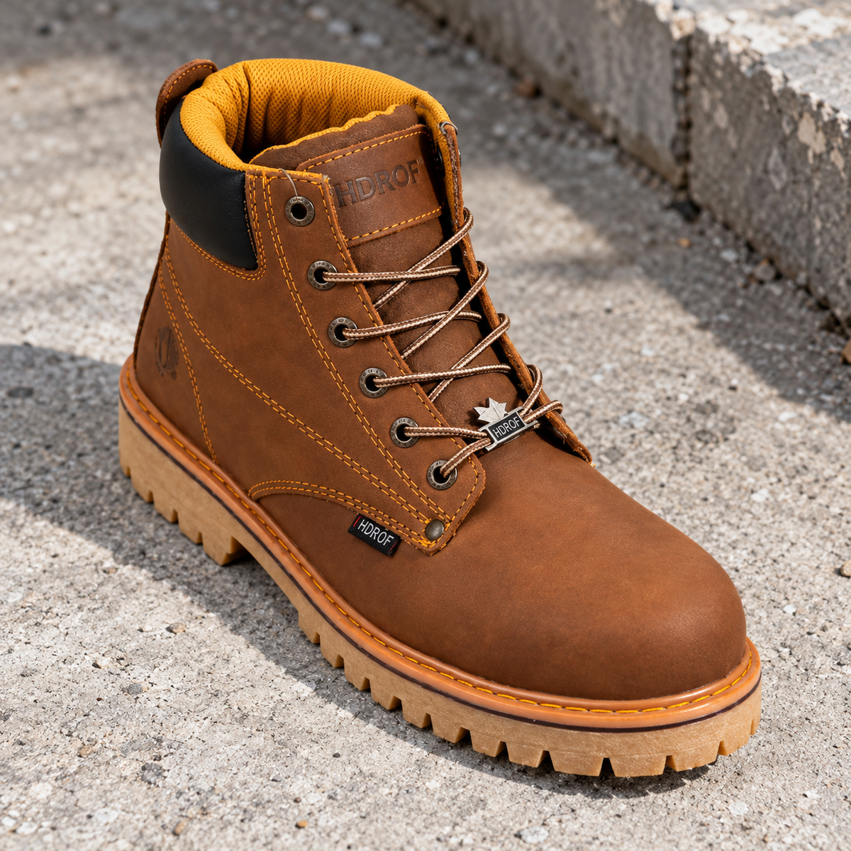 Bota de trabajo tabaco · vista de detalle · SKU 54397