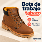 Bota de trabajo tabaco · presentación Vendalia · SKU 54397