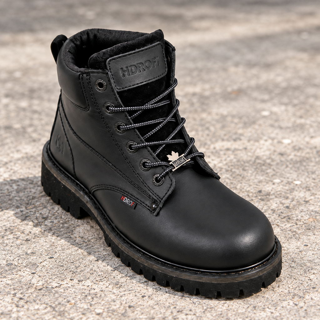 Bota de trabajo negra · vista de detalle · SKU 54398