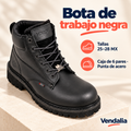 Bota de trabajo negra · presentación Vendalia · SKU 54398