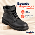 Bota de trabajo negra · presentación Vendalia · SKU 54399