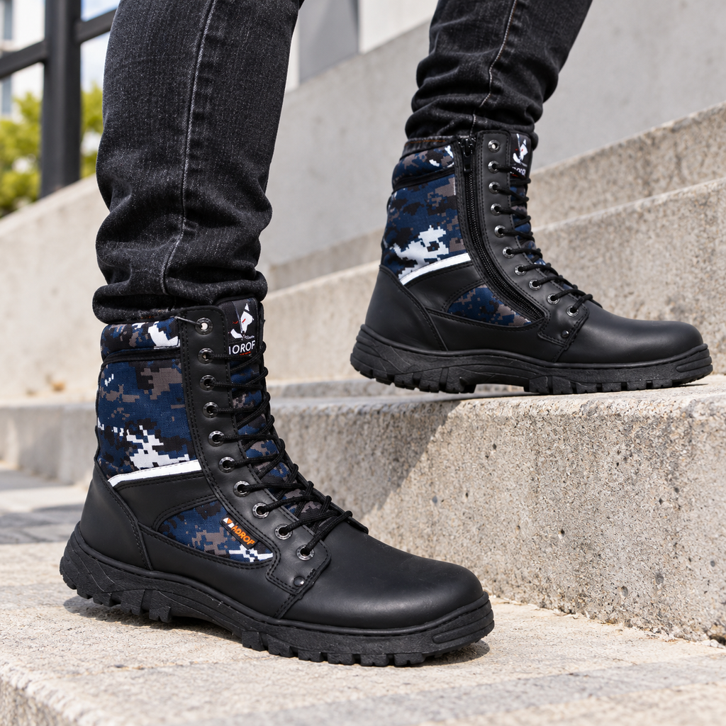 Bota táctica negra · uso real · SKU 54401