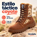 Estilo táctico coyote · presentación Vendalia · SKU 54405