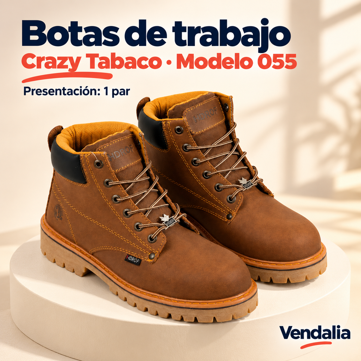Botas de trabajo · presentación Vendalia · SKU 54440