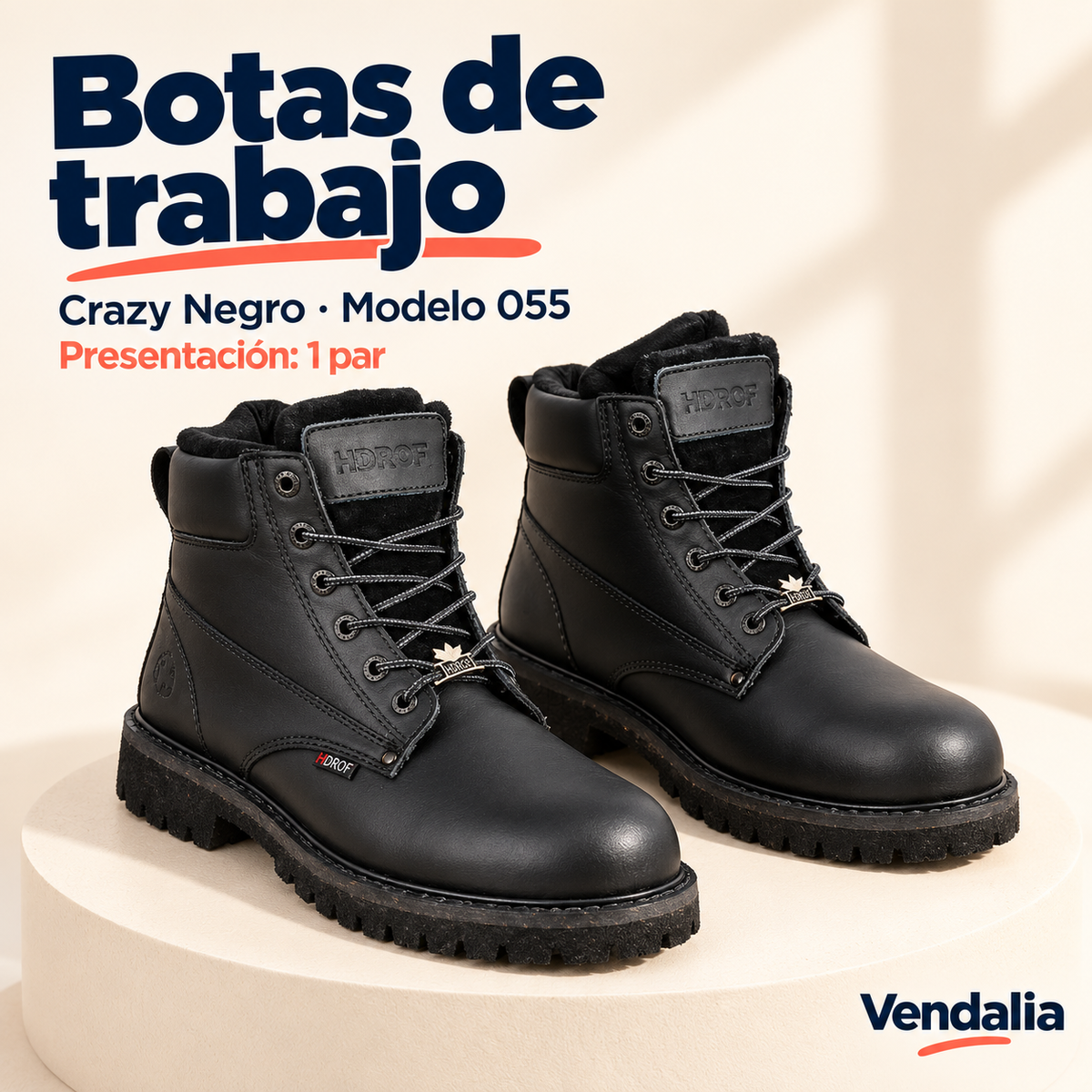 Botas de trabajo · presentación Vendalia · SKU 54441