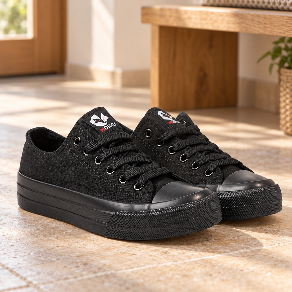 Choclo Todo Negro NJH105 22/25 Paq 12 Pares HDROF en ambiente de hogar — Vendalia