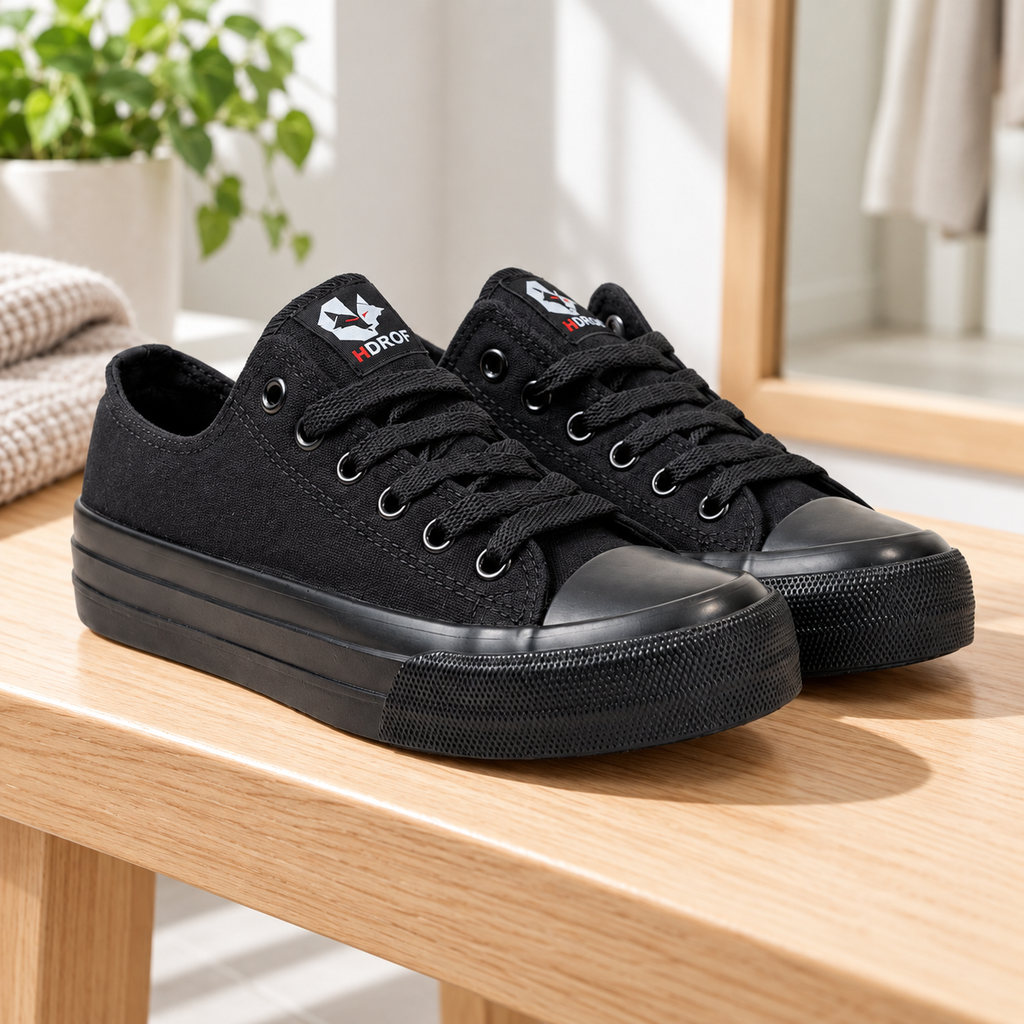 Choclo Todo Negro NJH105 23/26 Paq 12 Pares HDROF en ambiente de hogar — Vendalia