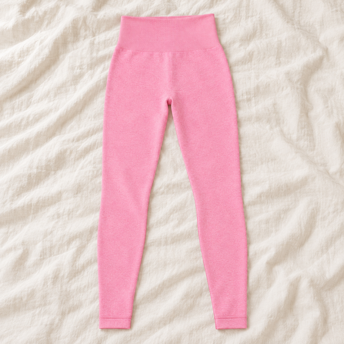 Leggings Rosas para Mujer de Cintura Alta MOD 7005 en ambiente de hogar — Vendalia