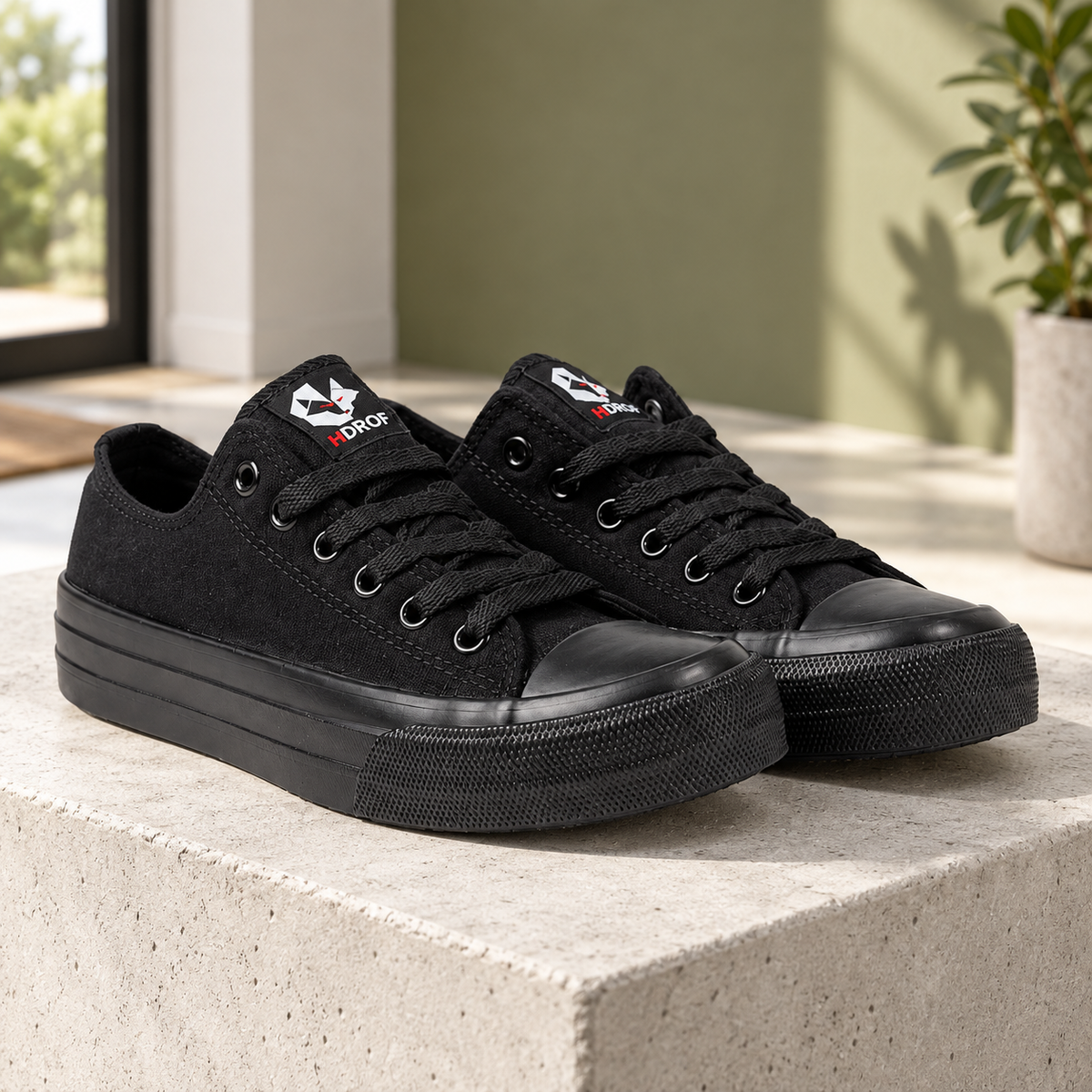 Choclo Todo Negro NJH105 25/28 Paq 12 Pares HDROF en ambiente de hogar — Vendalia