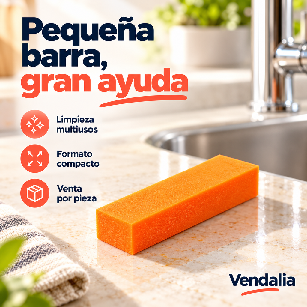 Borrador de esponja mágica — portada Vendalia