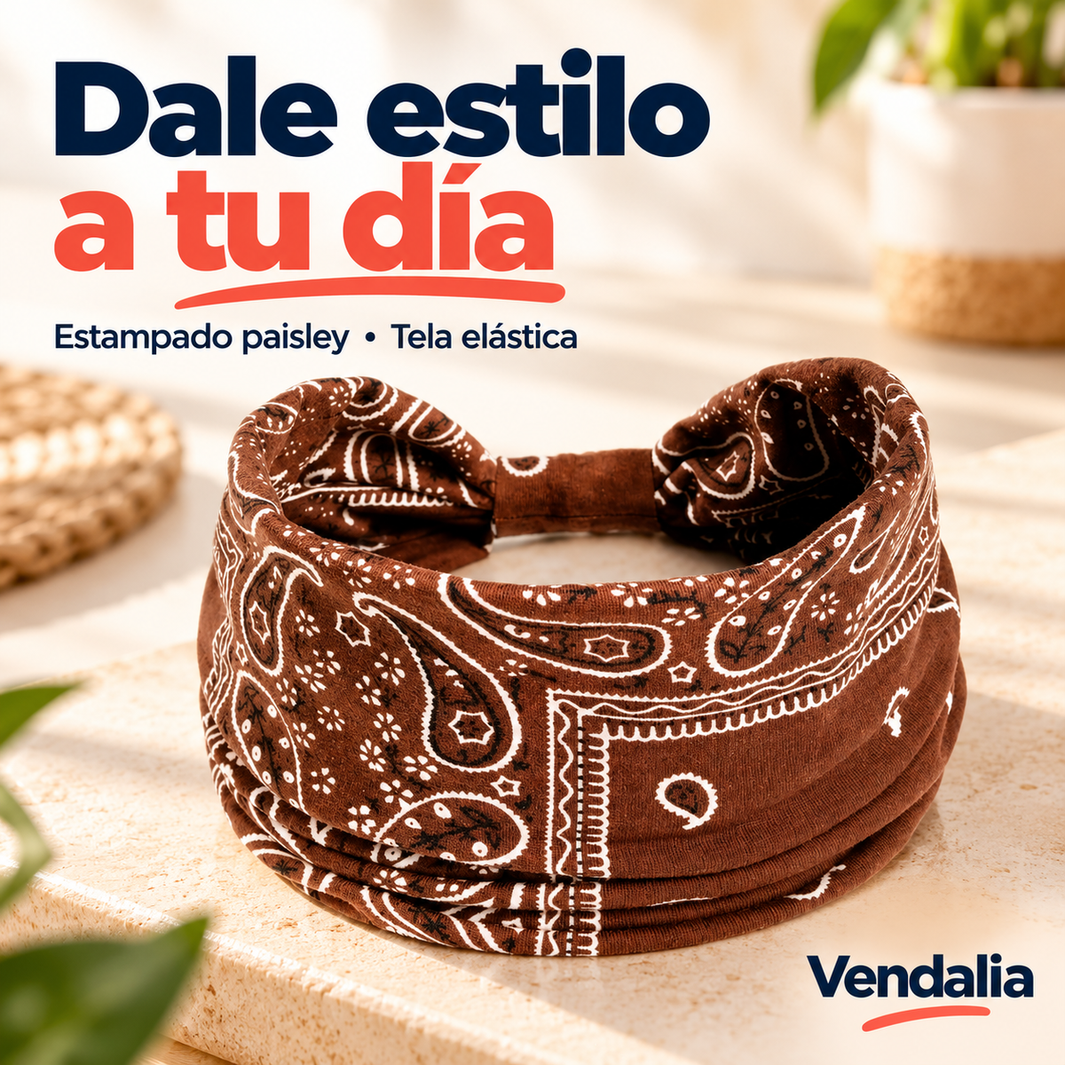 Bandana estilo paisley — Vendalia.