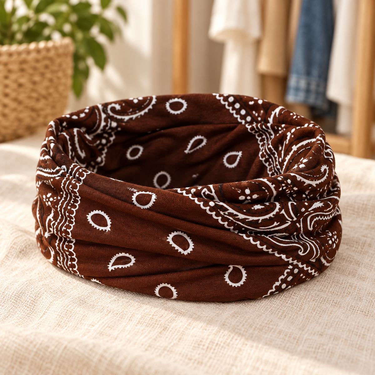 Bandana Tubular Estilo Paisley en ambiente Vendalia