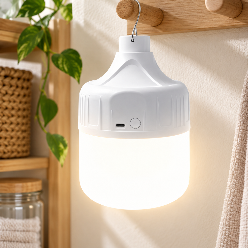 Lámpara LED Recargable en ambiente de hogar — Vendalia