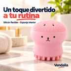 Cepillo facial forma pulpo — Vendalia.