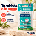 Palillos interdentales Dr. Emma, paquete de 100 con estuche — portada Vendalia