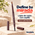 Lápiz de cejas café marrón — portada Vendalia