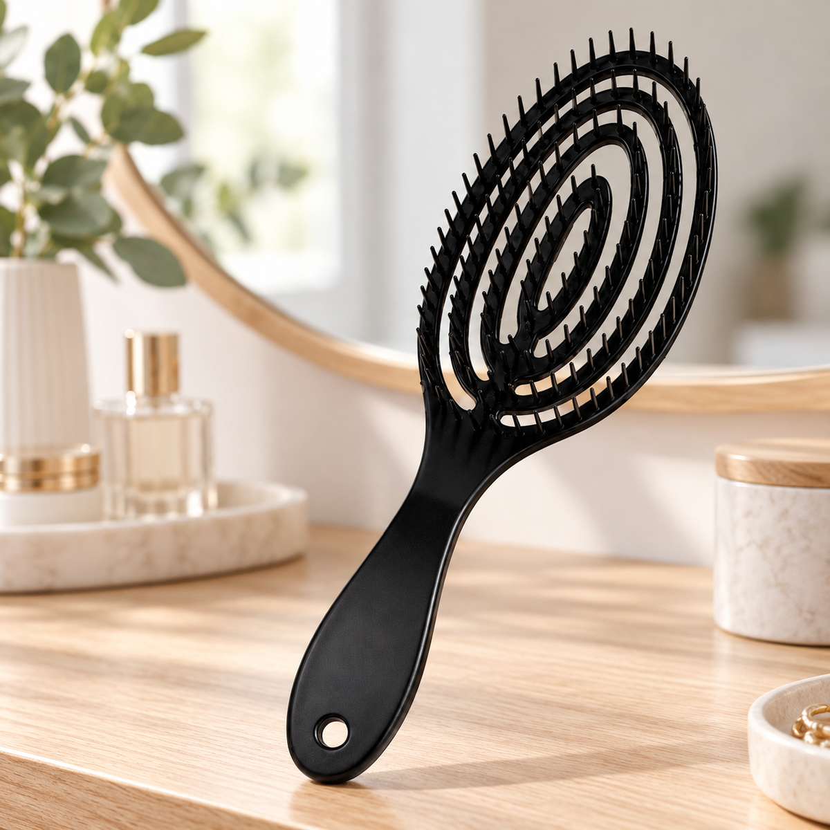 Cepillo Desenredante Ventilado en ambiente de hogar — Vendalia