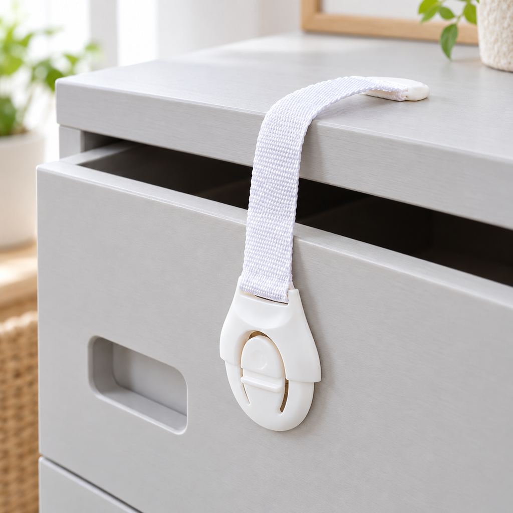Cinta de Seguridad para Cajones y Puertas en ambiente de hogar — Vendalia