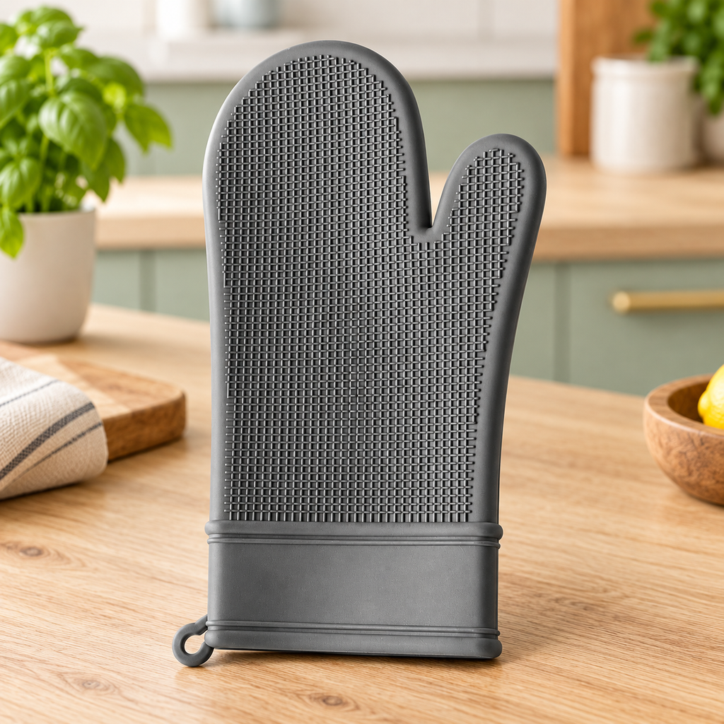 Guante de Silicón Antideslizante para Cocina en ambiente de hogar — Vendalia