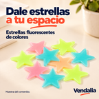 Estrellas fluorescentes de colores surtidos — Vendalia