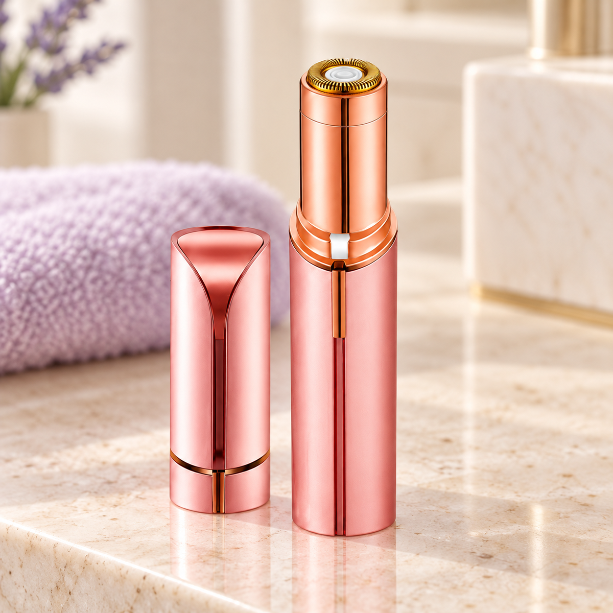 Depilador Facial Eléctrico Portátil en ambiente de hogar — Vendalia