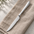 Cuchillo de Mesa en Acero Inoxidable en ambiente de hogar — Vendalia