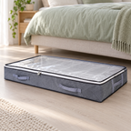 Organizador de Ropa con Cierre y Ventana 100 x 50 cm en ambiente de hogar — Vendalia