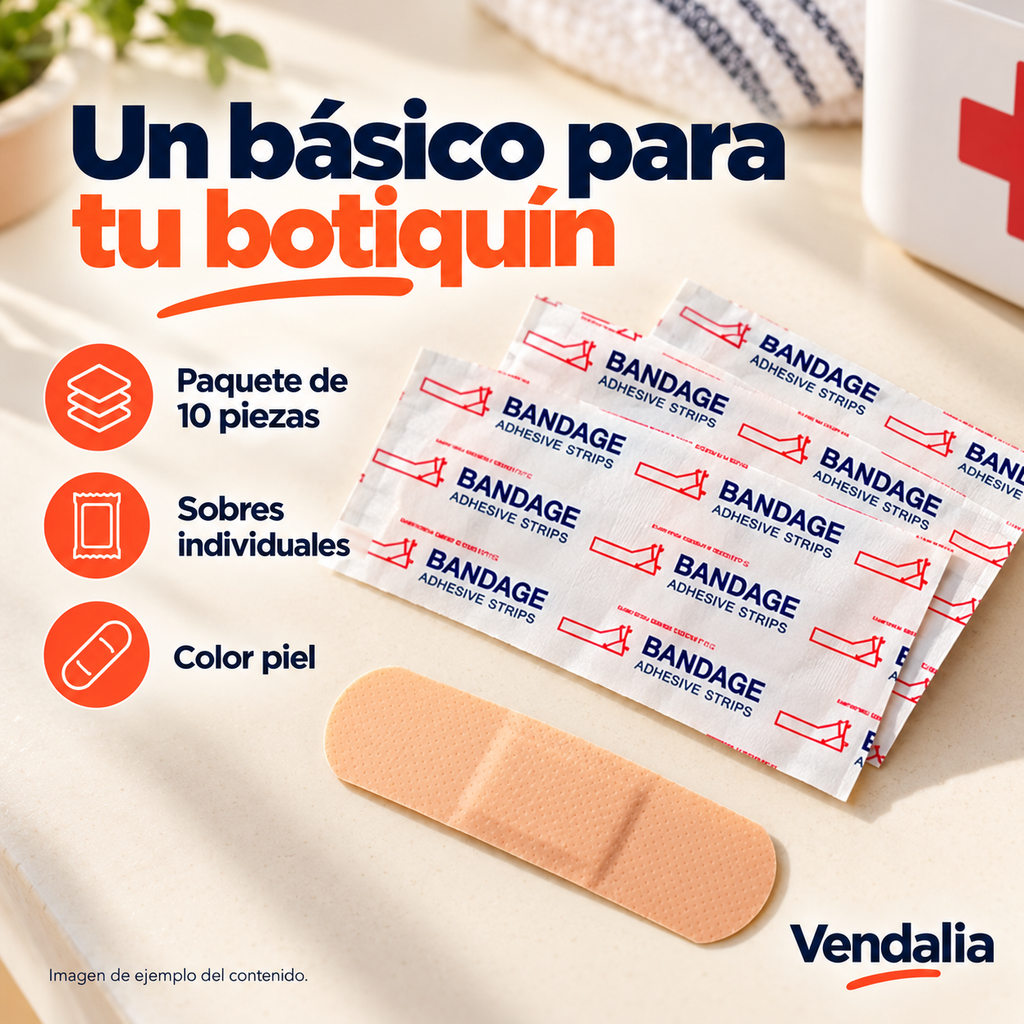 Curitas beige, ejemplo del paquete de 10 piezas — portada Vendalia