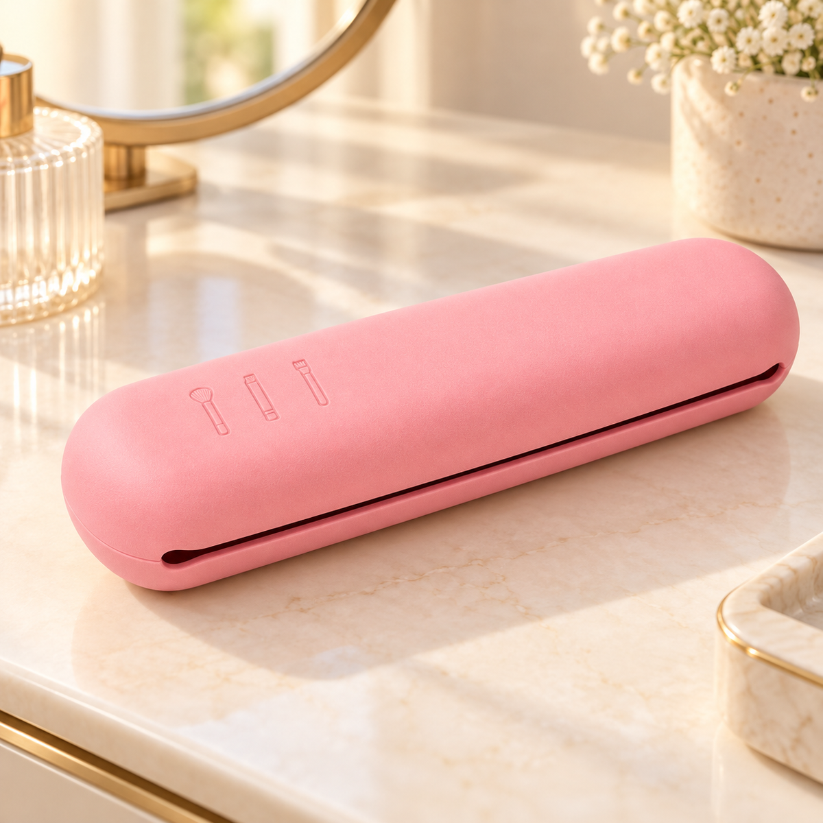 Estuche de silicón rosa de ejemplo, color al azar — Vendalia
