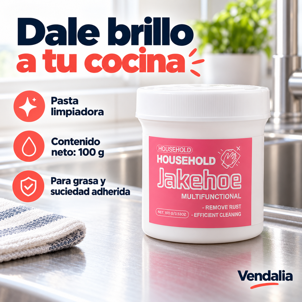 Pasta limpiadora Jakehoe Household de 100 g — Vendalia