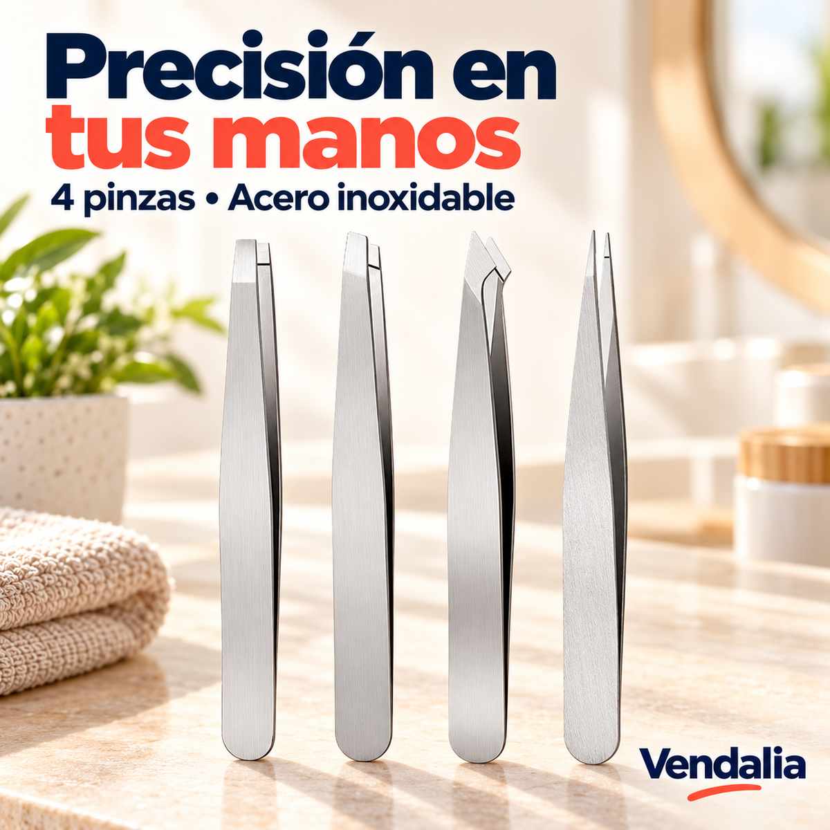 Set de 4 pinzas — Vendalia.
