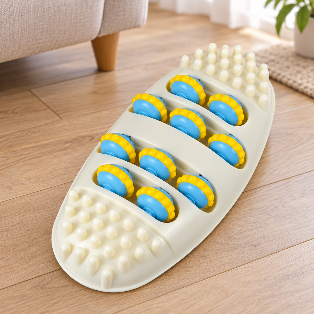 Masajeador de Pies con Rodillos y Puntos de Presión en ambiente de hogar — Vendalia