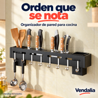 Organizador de pared para utensilios y cuchillos. Vendalia.