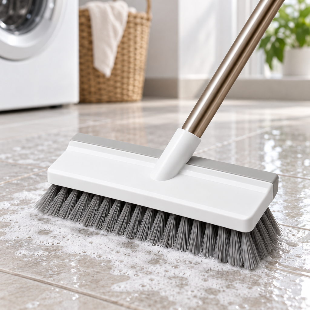 Detalle de Cepillo Multiusos con Mango Largo en ambiente de hogar — Vendalia