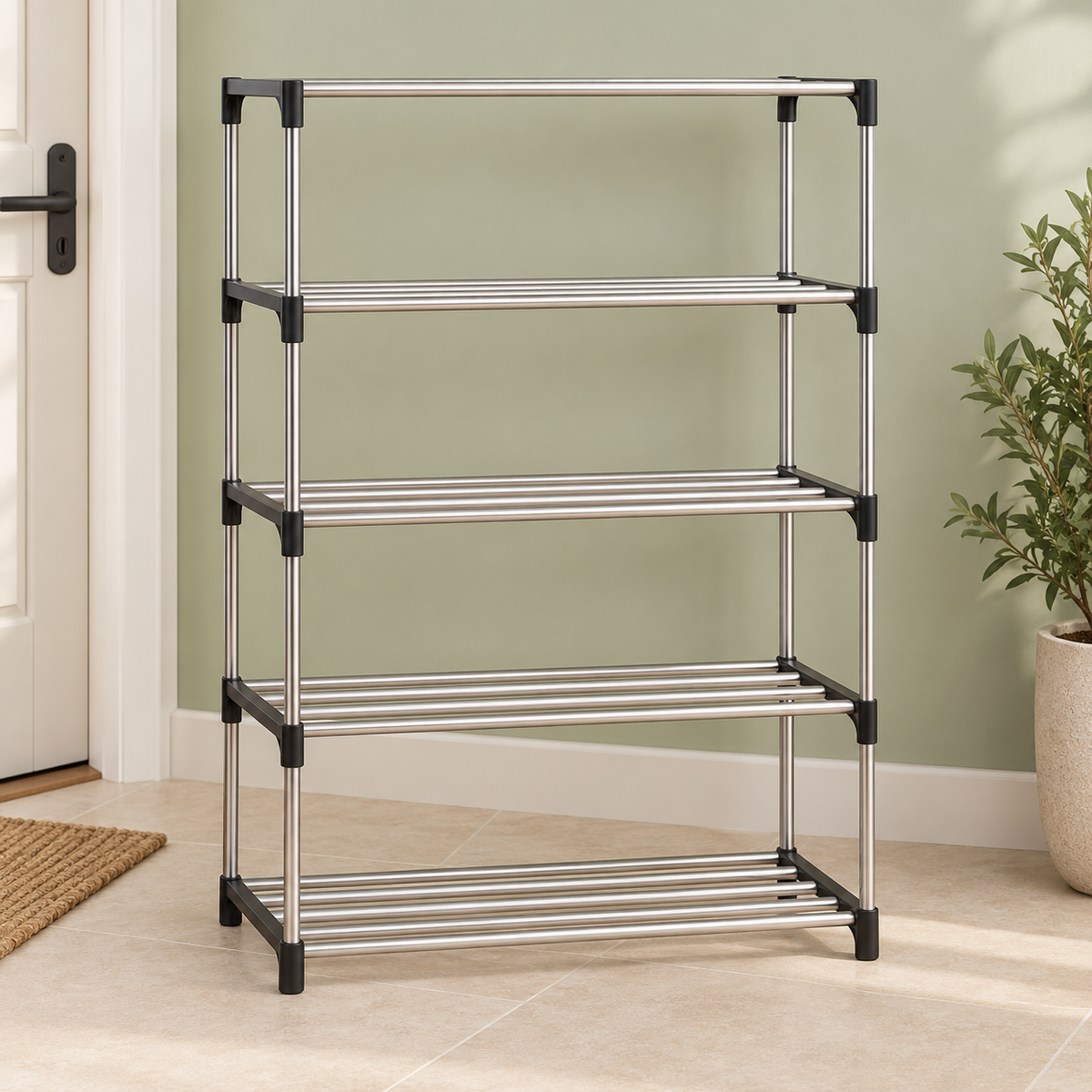 Organizador de Zapatos de 5 Niveles en ambiente de hogar — Vendalia