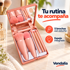 51237 — Presentación Vendalia: set de cinco brochas con estuche